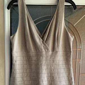 Express snakeskin-print dress